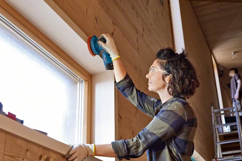 Bosch Cordless eccentric sander GEX 12V-125 Professional solo, 12V (blue/black, without battery and charger)