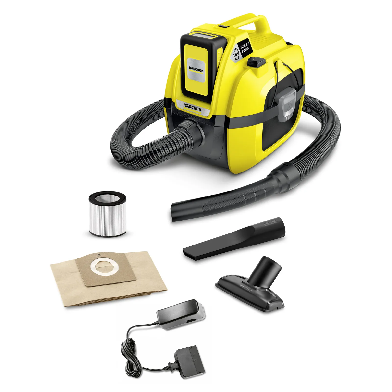 Kärcher WD 1 - battery wet and dry vacuum
