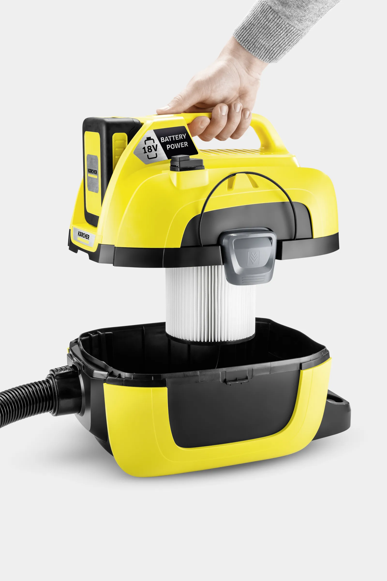 Kärcher WD 1 - battery wet and dry vacuum