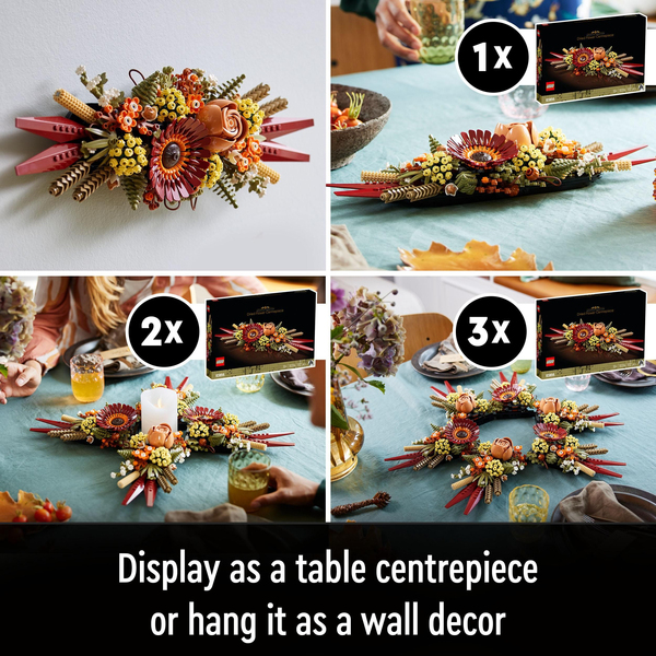Lego Botnicals - dried flower centrepiece 10314