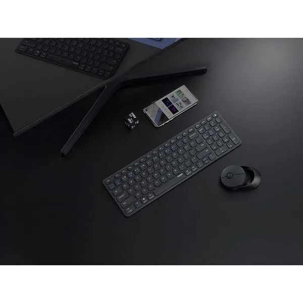 RAPOO Keyboard/Mice Set 9750M Multi-Mode Wireless Dark Grey