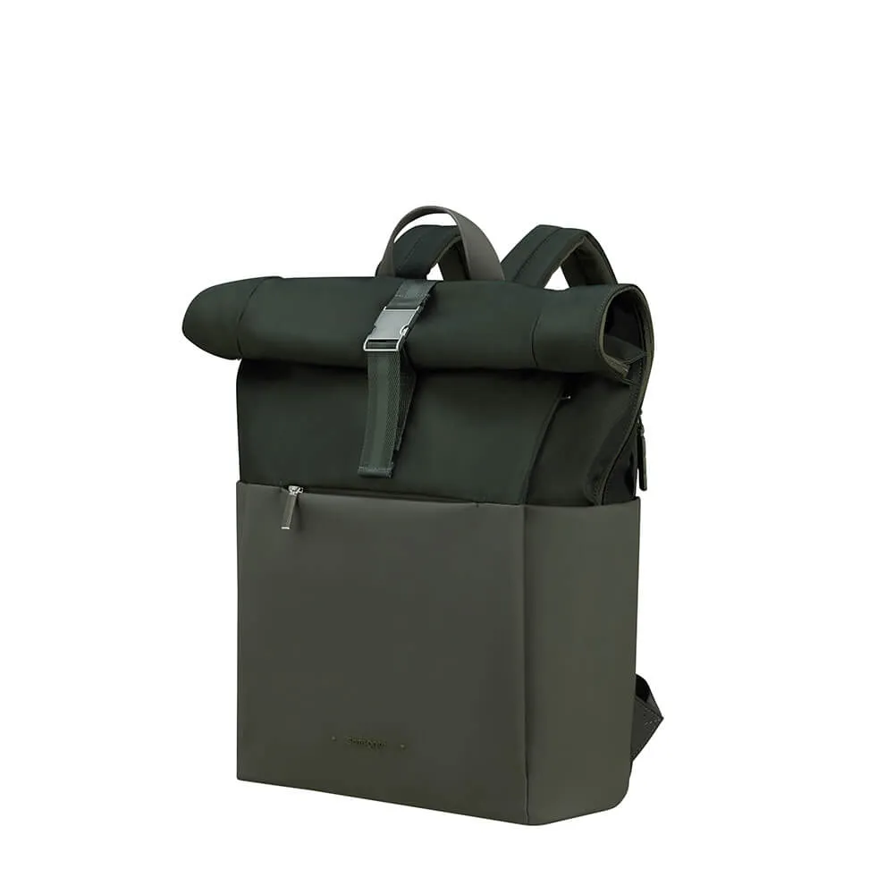 Samsonite 4Pack Rolltop -tietokonereppu, vihre&auml;, 15.6"