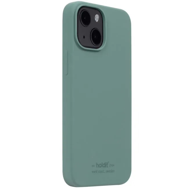 HOLDIT IPHONE iPhone 13 Mini  - SILICONE CASE MOSS GREEN