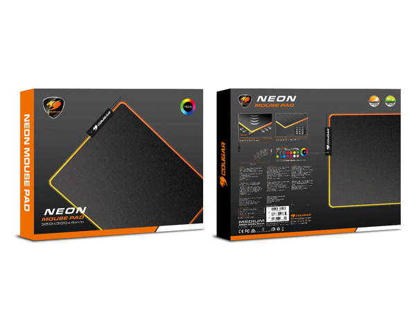 Cougar Neon RGB - gaming mousepad 350x300x40mm