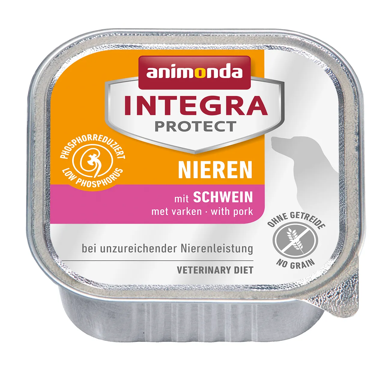 Animonda Integra Protect Renal Pork, V&aring;tfoder f&ouml;r hund, Adult, 150 g