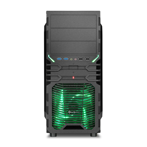 Sharkoon VG4-W GREEN ATX TOWER