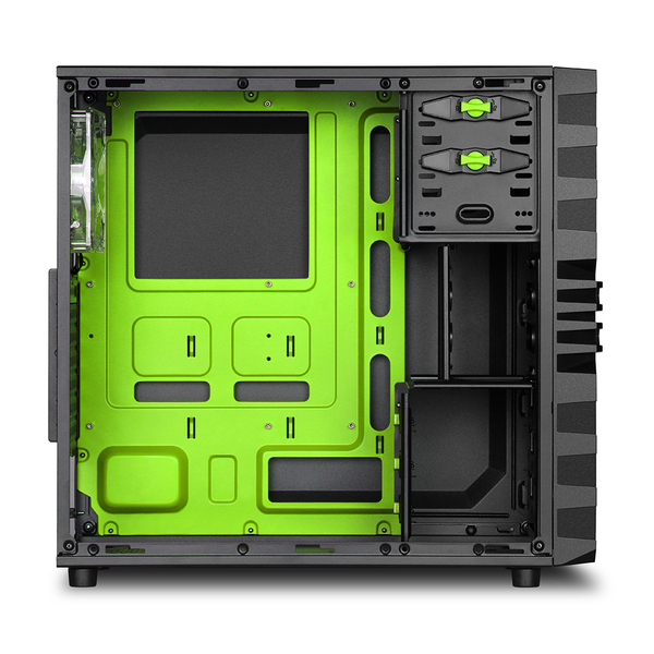 Sharkoon VG4-W GREEN ATX TOWER