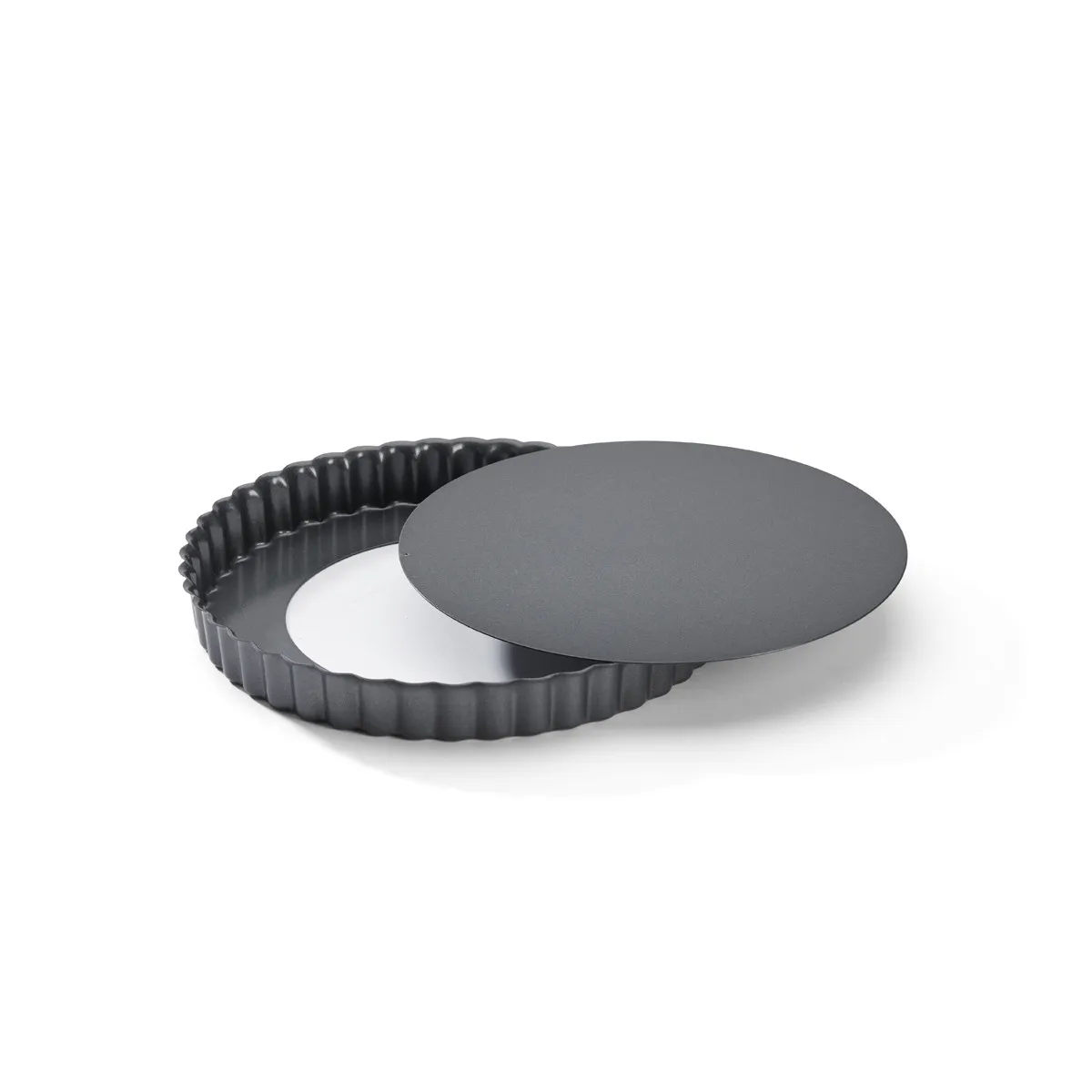 De Buyer Py&ouml;re&auml; tarttumaton irtopohjavuoka 20 cm, musta