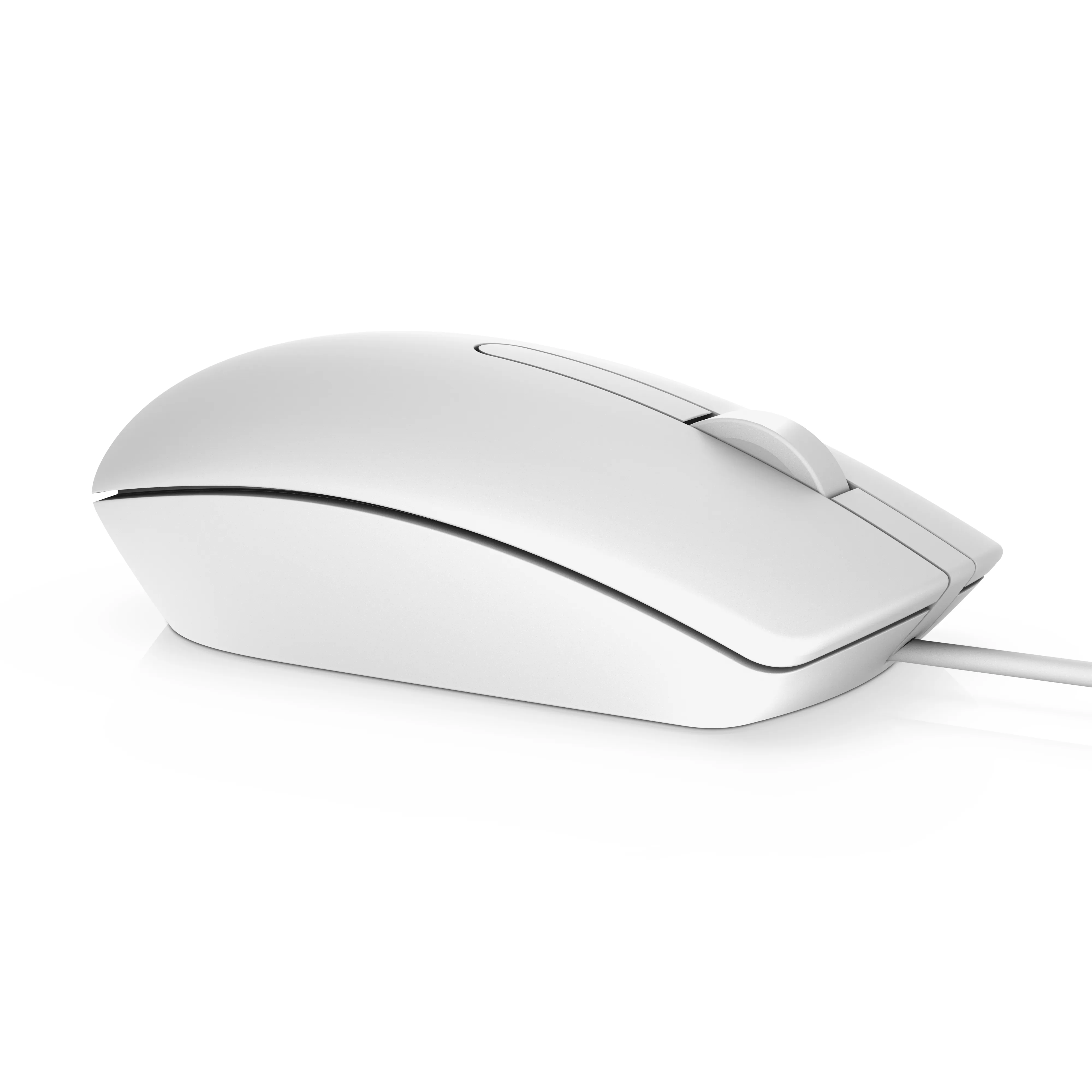 Dell MS116 tr&aring;dbunden mus, vit