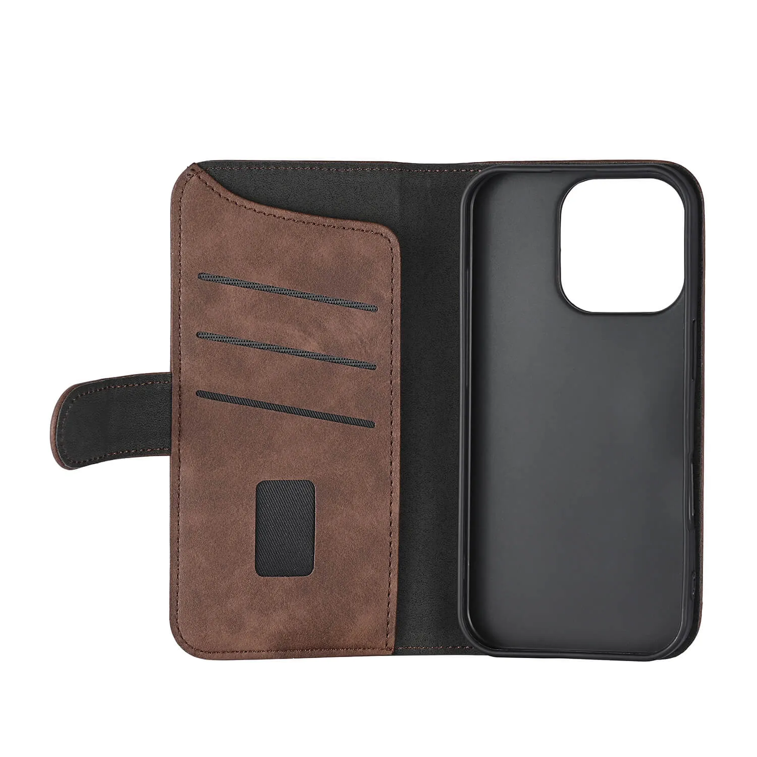 GEAR Wallet MagSeries, iPhone 16 Pro - pl&aring;nboksfodral, Brun