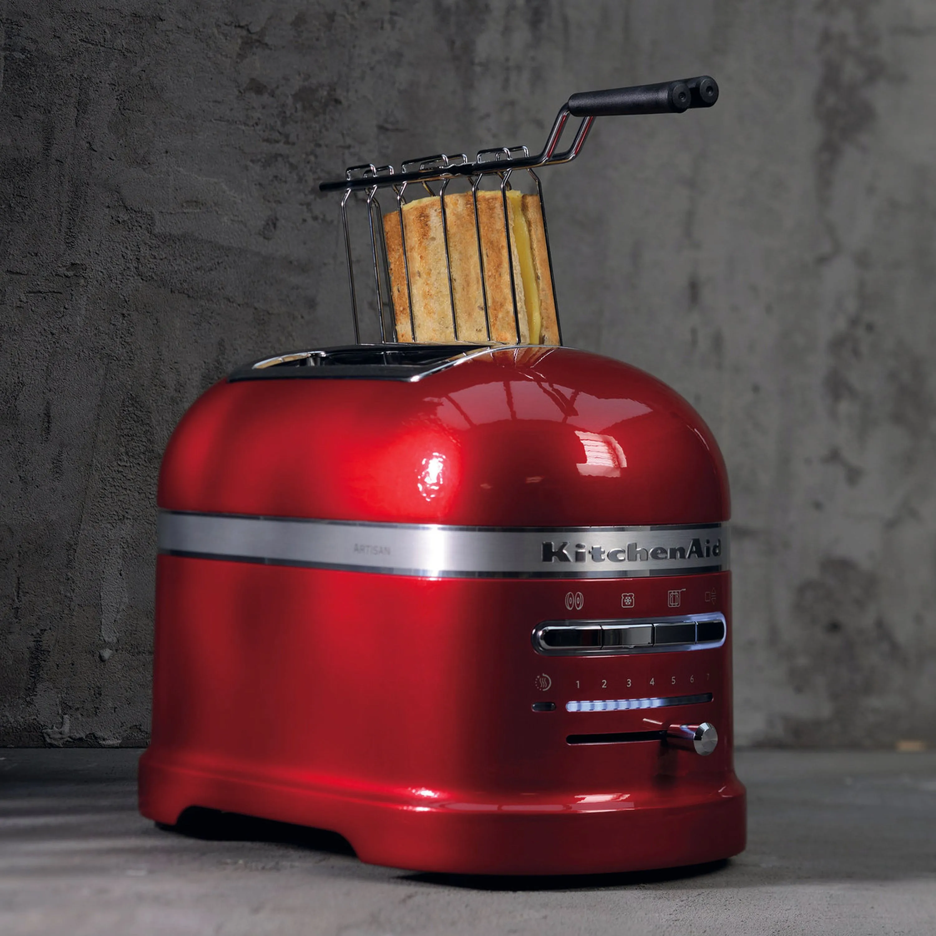 KitchenAid Artisan 5KMT2204EER br&ouml;drost, 2 skivor, r&ouml;d