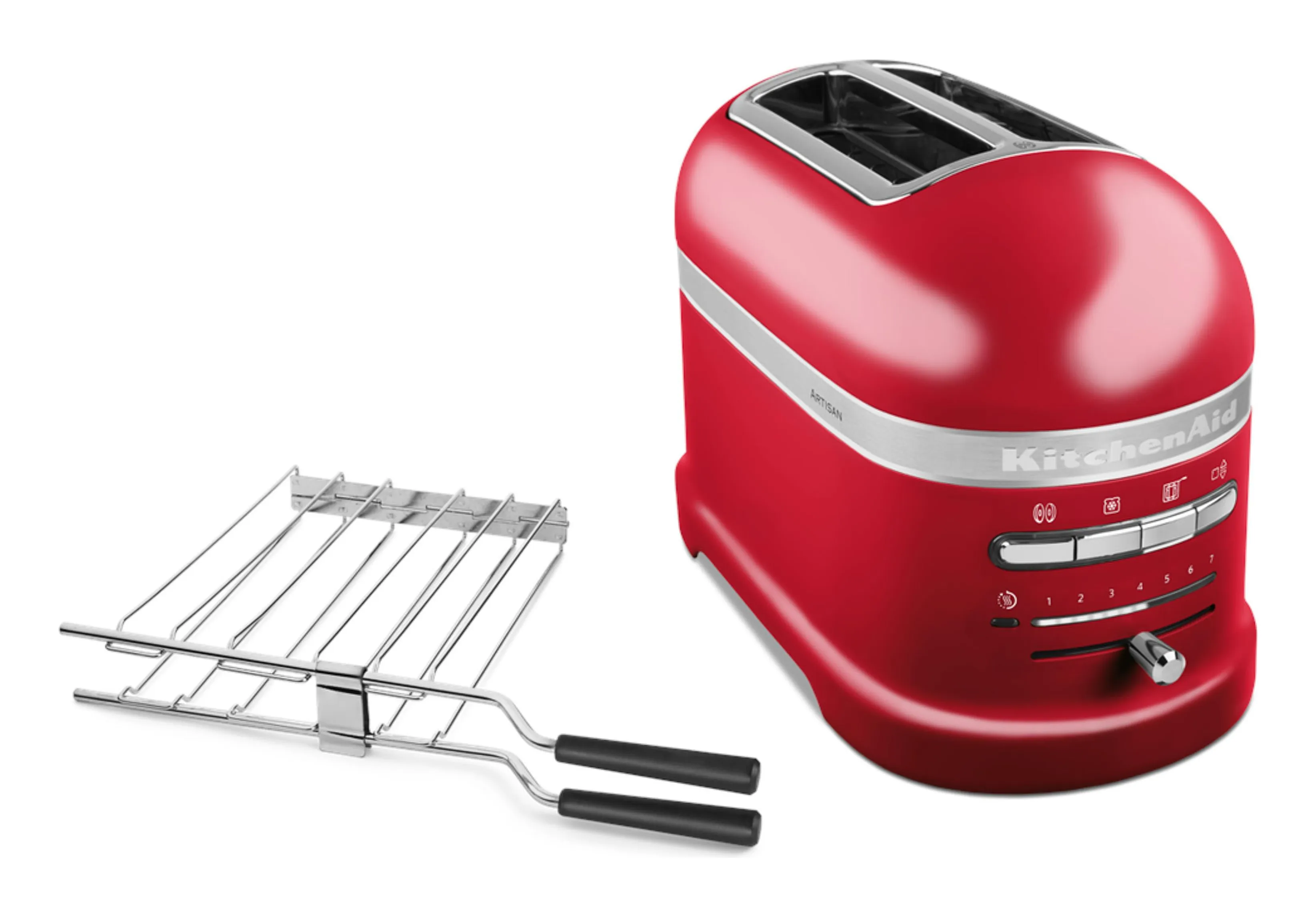 KitchenAid Artisan 5KMT2204EER br&ouml;drost, 2 skivor, r&ouml;d