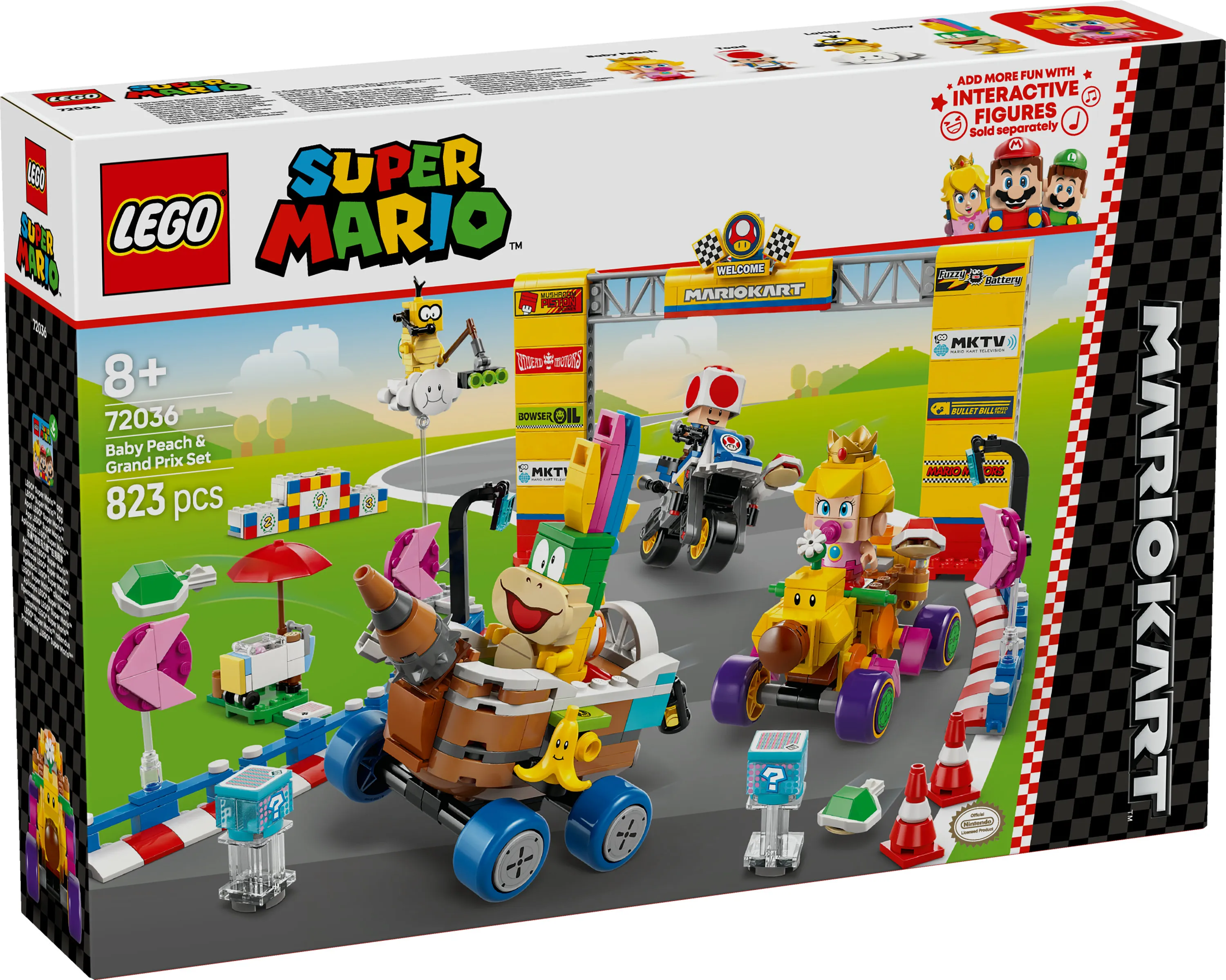 LEGO Super Mario Baby Peach and Grand Prix Set 72036