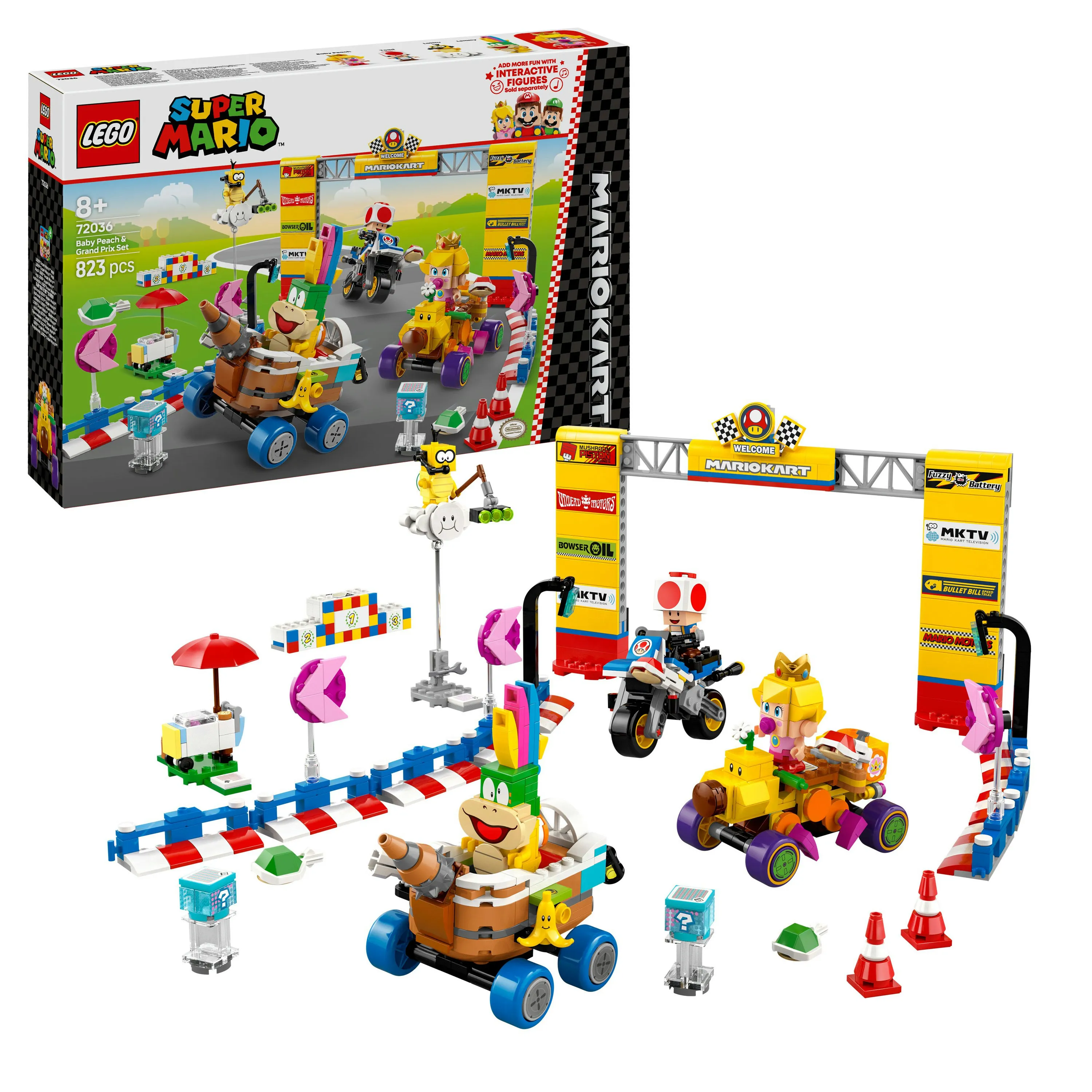 LEGO Super Mario Baby Peach and Grand Prix Set 72036