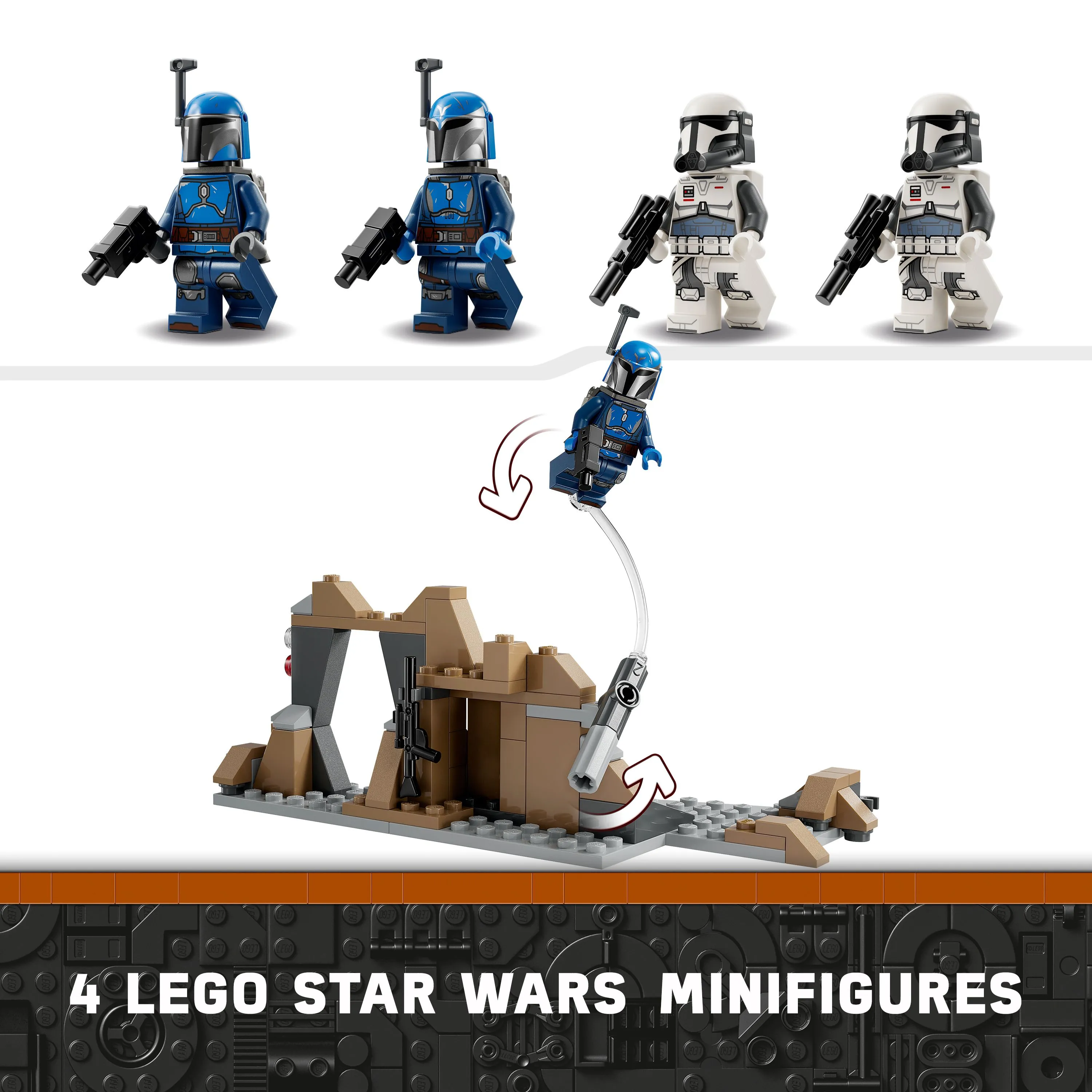LEGO Star Wars Ambush on Mandalore &mdash; Battle Pack 75373