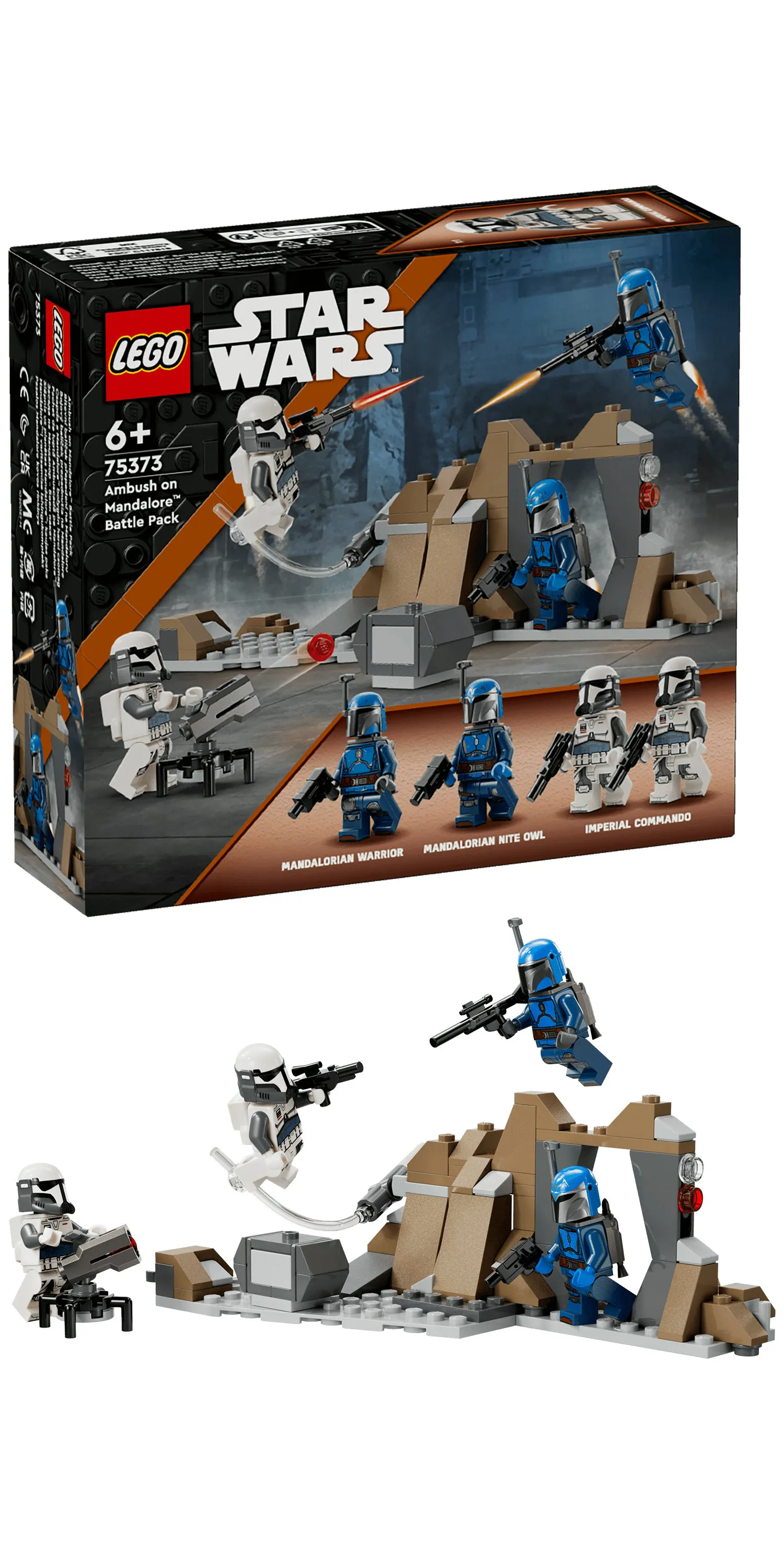 LEGO Star Wars Ambush on Mandalore &mdash; Battle Pack 75373