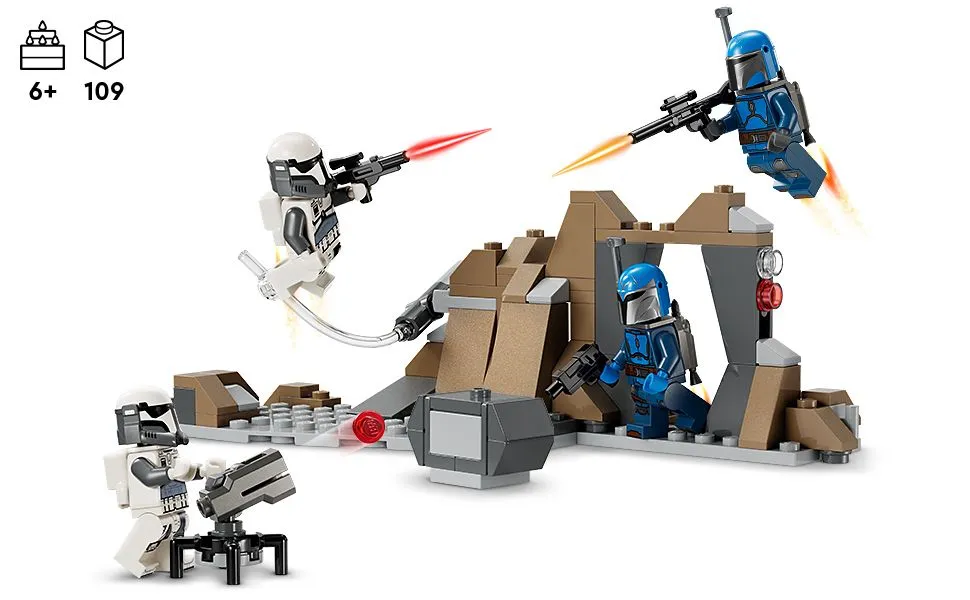 LEGO Star Wars Ambush on Mandalore &mdash; Battle Pack 75373