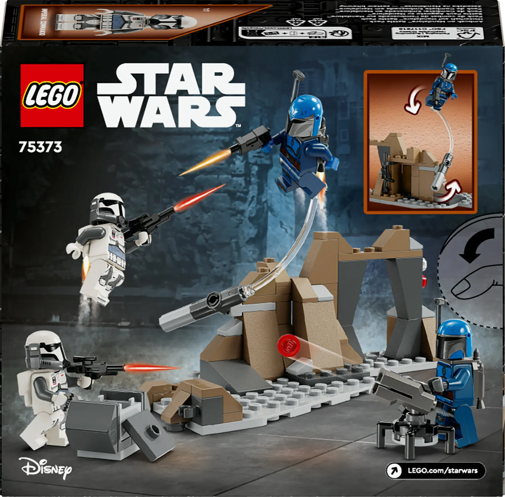LEGO Star Wars Ambush on Mandalore &mdash; Battle Pack 75373