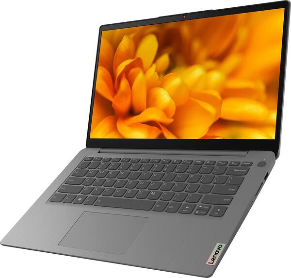Lenovo IdeaPad 3 14" R3-5300U, 8 Gt, 128 Gt, Win 11 Home S -kannettava, Harmaa
