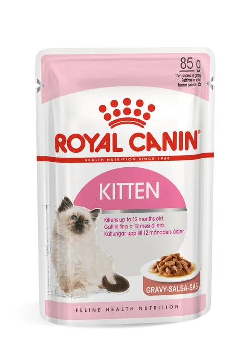 Royal Canin Kitten Jelly, Wet food for cats, 12 x 85g