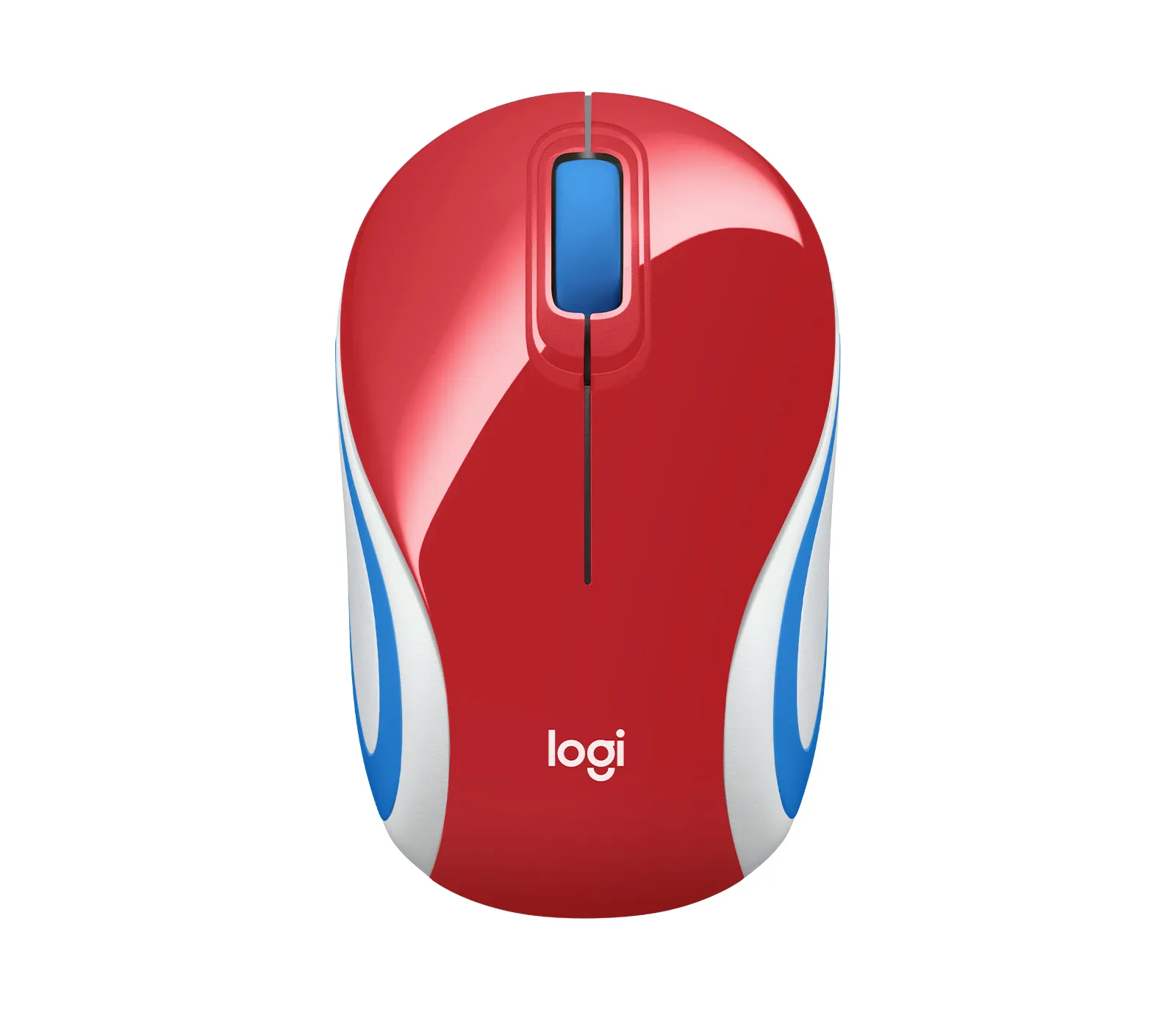 Logitech M187 tr&aring;dl&ouml;s mus, r&ouml;d