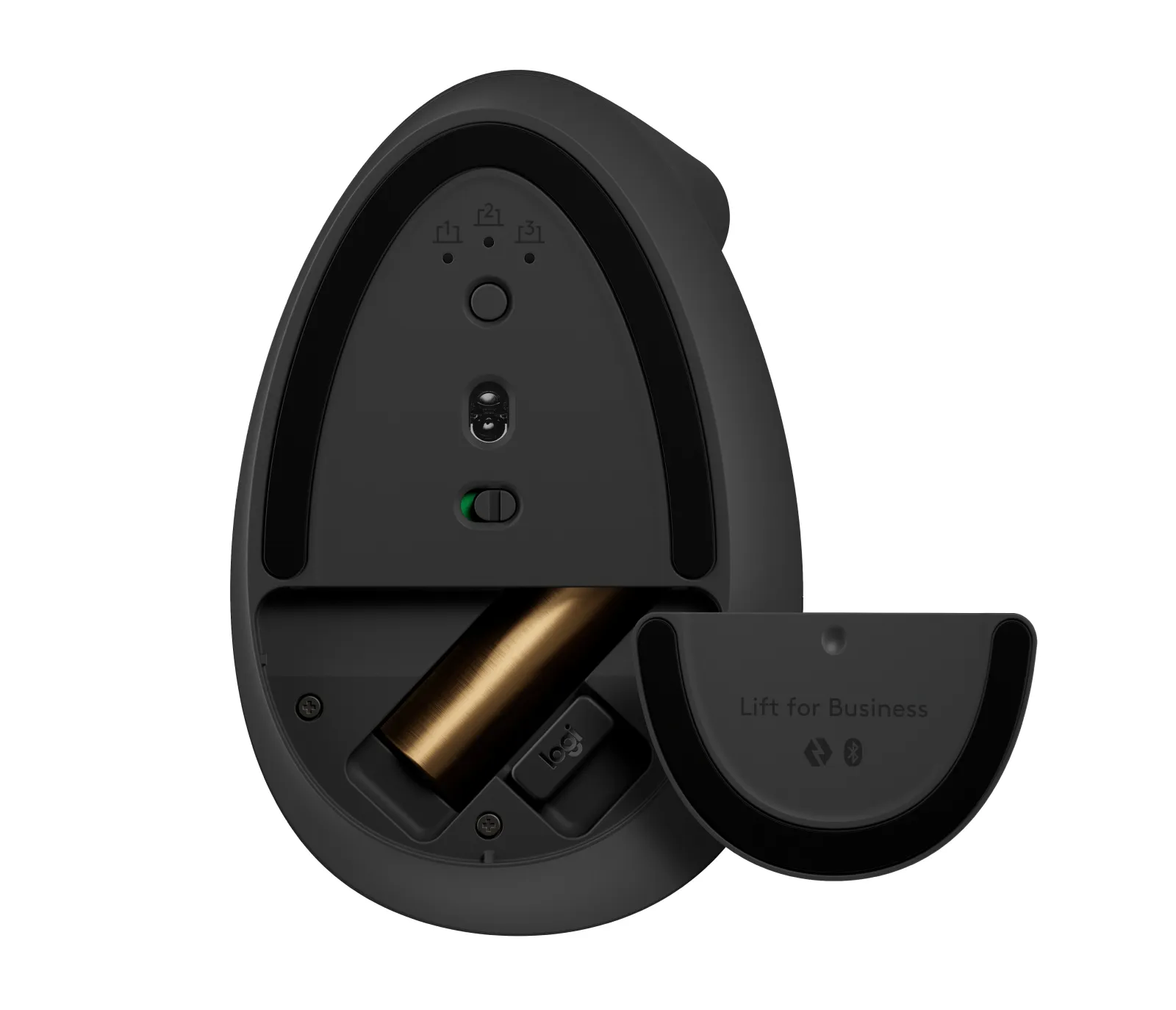 Logitech Lift Vertical Mouse for Business - wireless vertical mouse, graphite