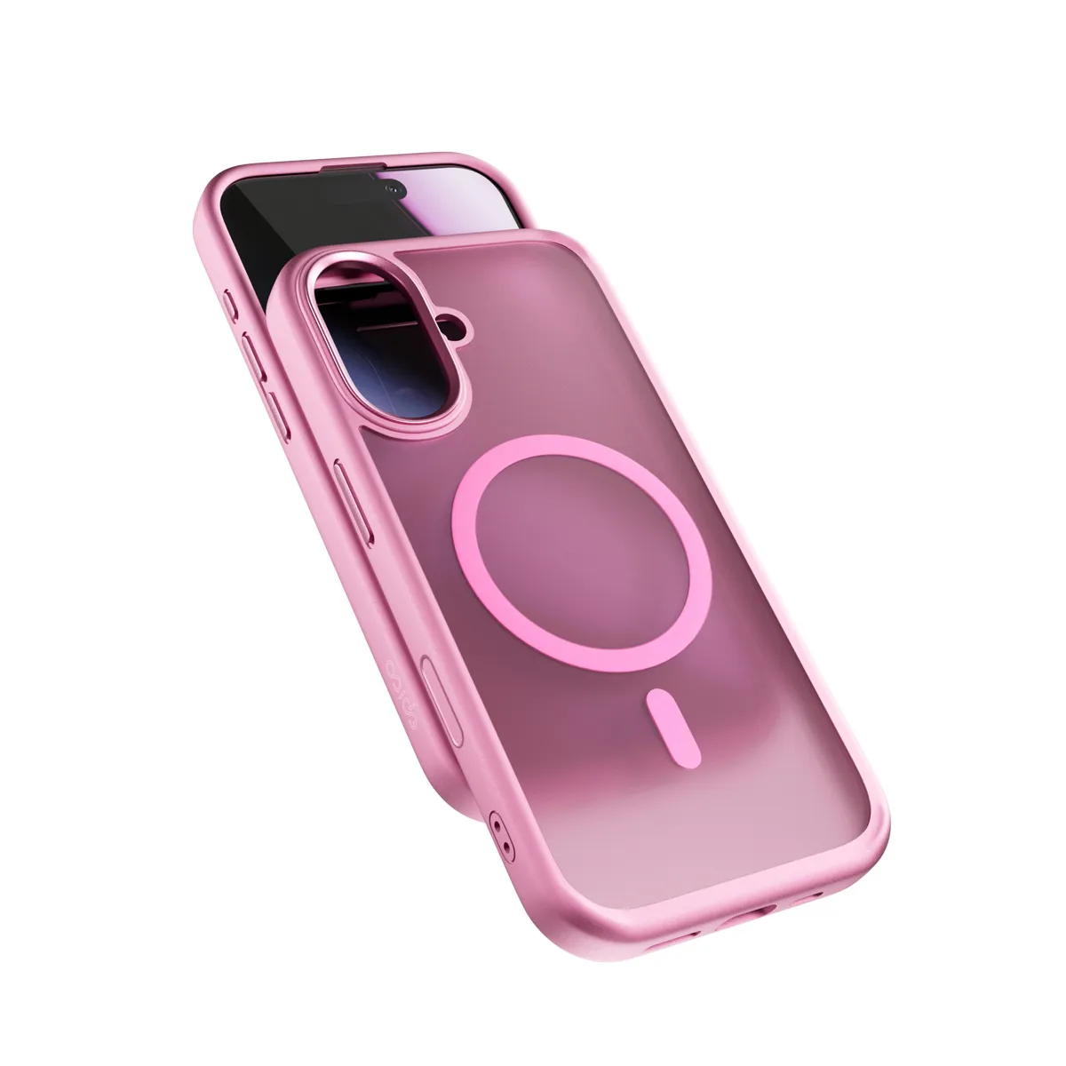 Epico HeroMatte Pro Mag+ Case iPhone 17 Qi2  &amp;  MagSafe yhteensopiva, vaaleanpunainen