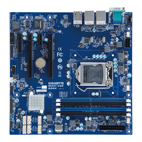 Gigabyte C232, mATX motherboard