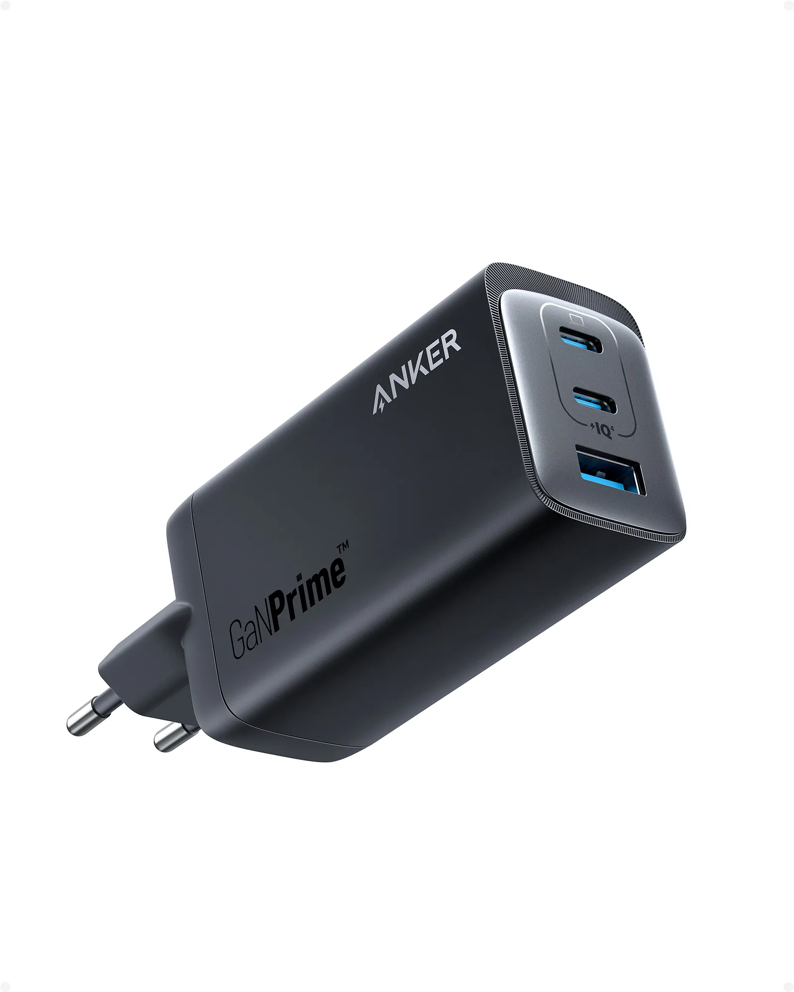 Anker 737 GaN 120W 2xUSB-C 1xUSB-A -laturi, Musta