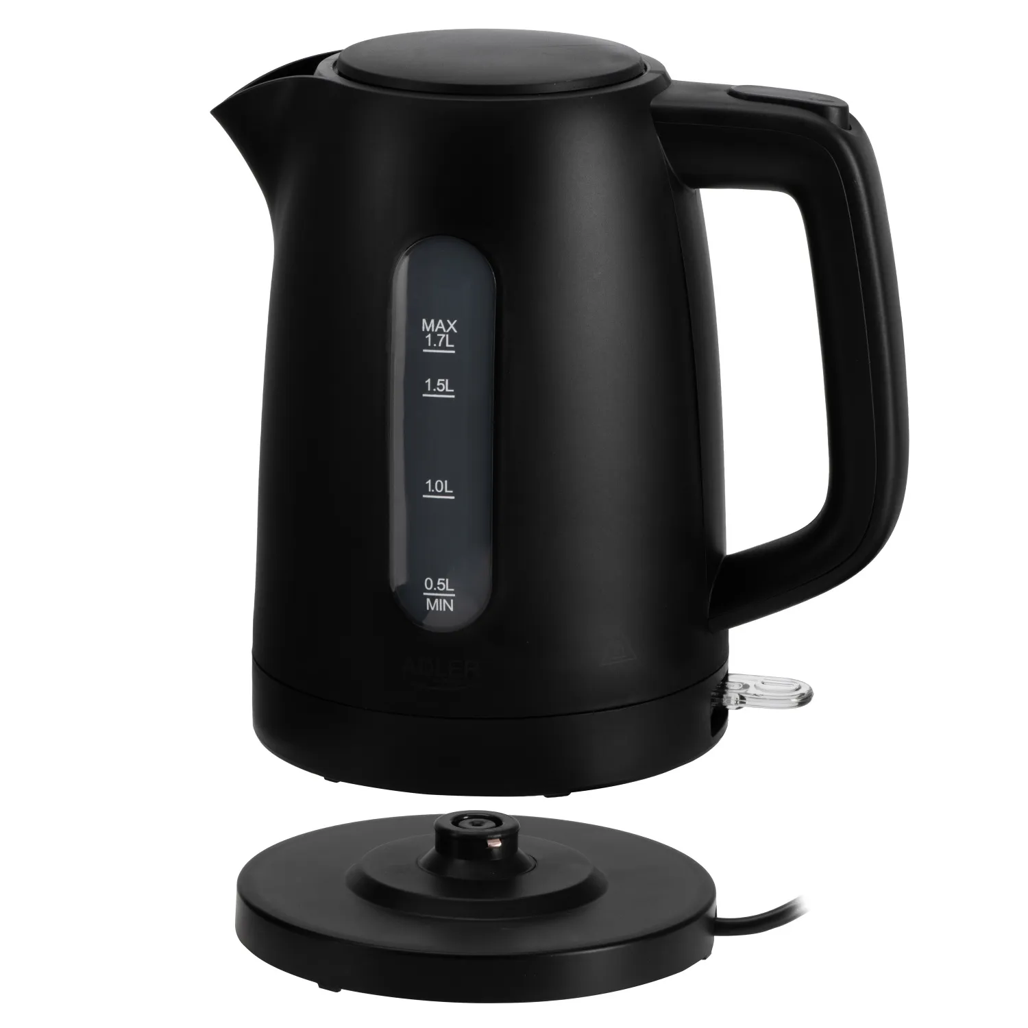ADLER AD 1379B kettle, 1.7L, 2200W, Black