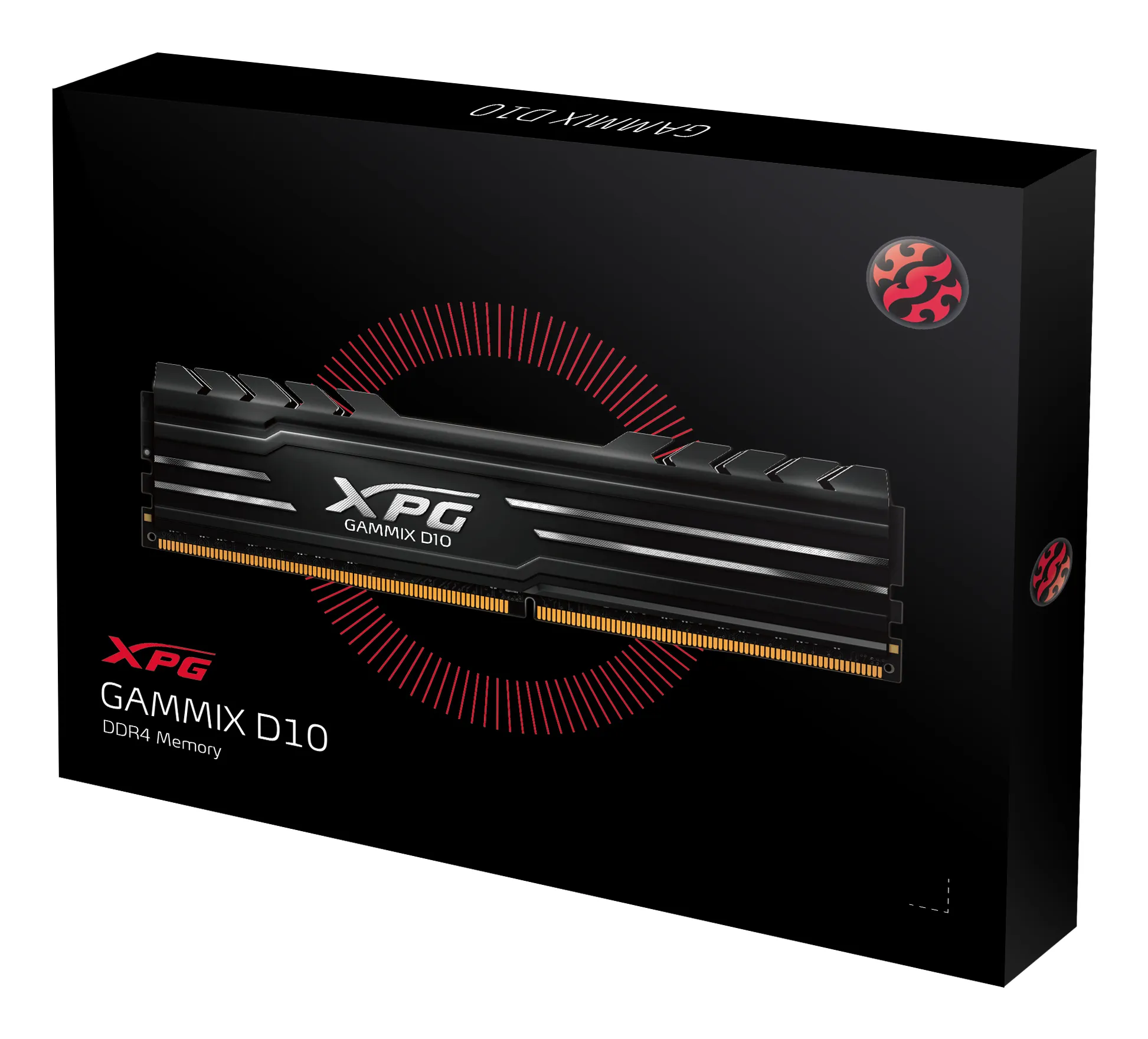 ADATA XPG Gammix D10 16GB DDR4 3200MHz U-DIMM Red