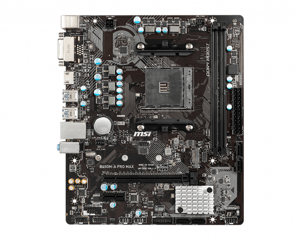 MSI B450M-A Pro Max mATX-emolevy