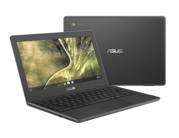 Asus 11.6" Chromebook C204MA, 32 Gt, Chrome OS -kannettava, Harmaa