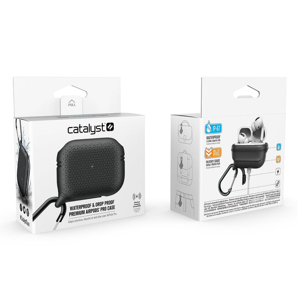 Catalyst Premium Edition Waterproof Case for AirPods Pro Stealth Black