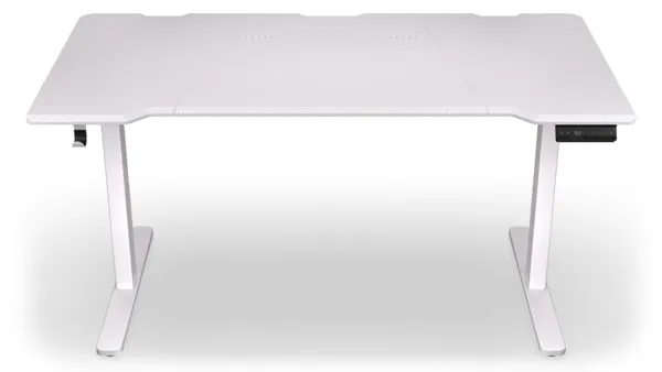 Endorfy Sit-Stand-Desk Atlas L Electric -sähköpelipöytä, Valkoinen, 150x78cm Endorfy Sit-Stand-Desk Atlas L Electric -sähköpelipöytä, Valkoinen, 150x78cm