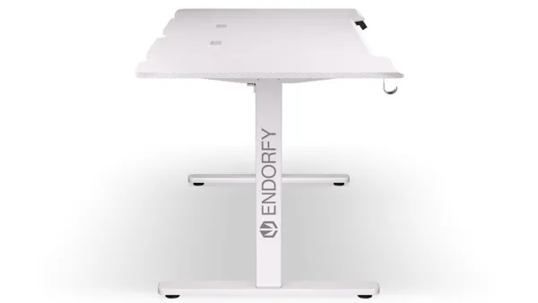 Endorfy Sit-Stand-Desk Atlas L Electric -sähköpelipöytä, Valkoinen, 150x78cm Endorfy Sit-Stand-Desk Atlas L Electric -sähköpelipöytä, Valkoinen, 150x78cm