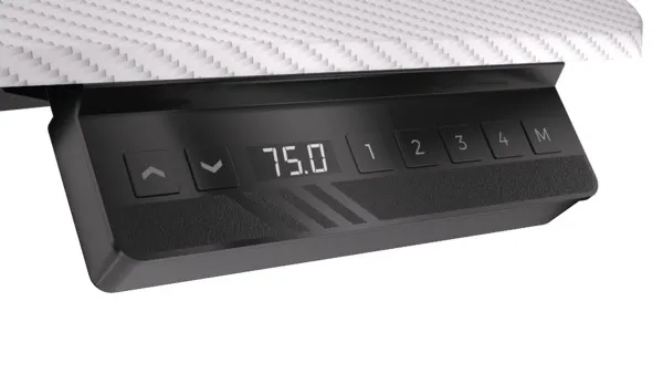 Endorfy Sit-Stand-Desk Atlas L Electric -sähköpelipöytä, Valkoinen, 150x78cm Endorfy Sit-Stand-Desk Atlas L Electric -sähköpelipöytä, Valkoinen, 150x78cm
