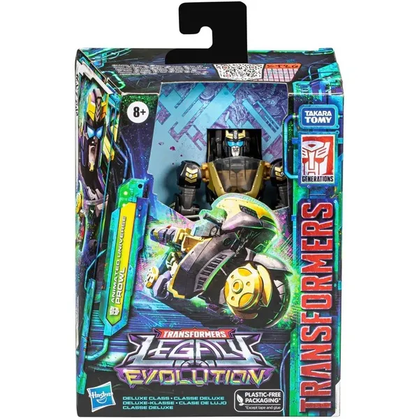Hasbro Transformers Legacy Evolution Animated Universe Prowl Toy Figure (14 cm Tall)