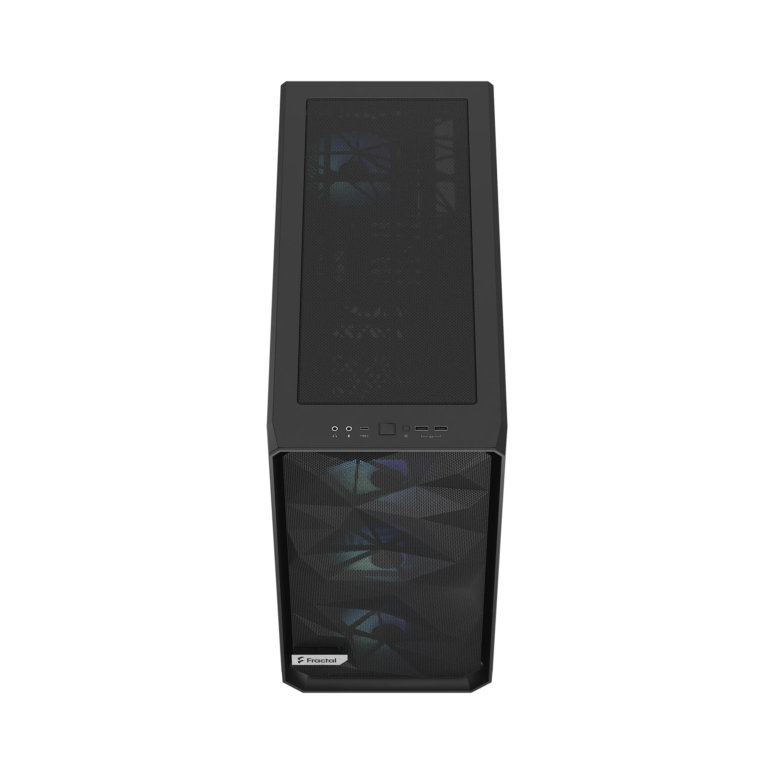 Fractal Design Meshify 2 RGB - Mid Tower chassi med f&ouml;nster, Black / Light Tint
