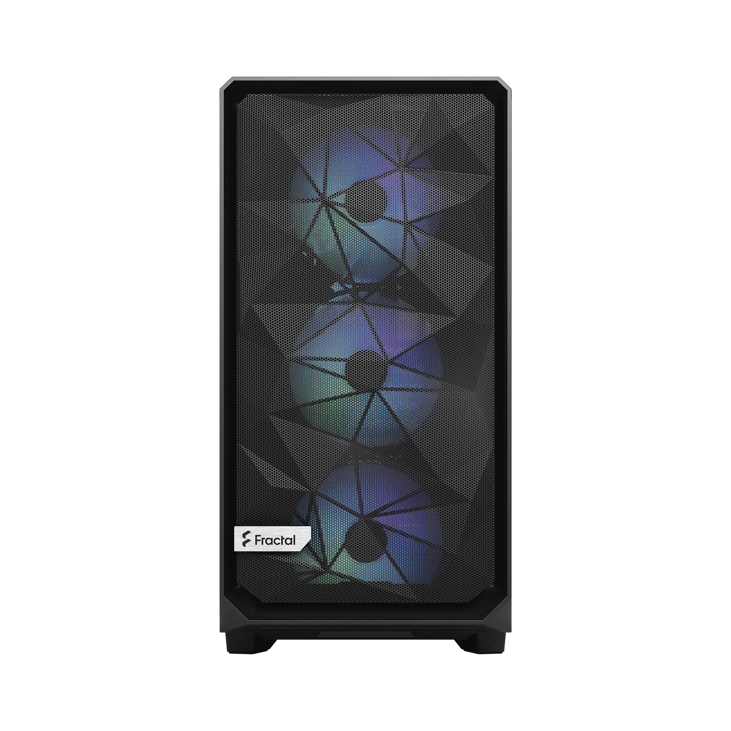 Fractal Design Meshify 2 RGB - Mid Tower chassi med f&ouml;nster, Black / Light Tint