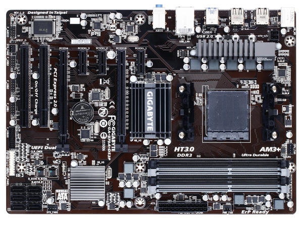 Gigabyte GA-970A-DS3P, ATX -emolevy