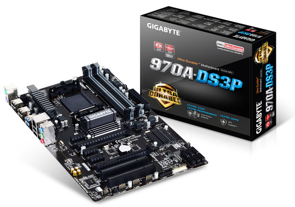 Gigabyte GA-970A-DS3P, ATX moderkort