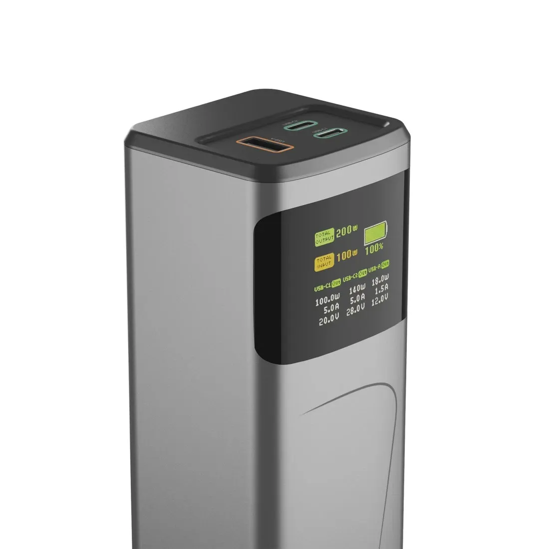 HAMA Power Pack 200W Fast Charge 24000mAh 2xUSB-C 1xUSB-A Black