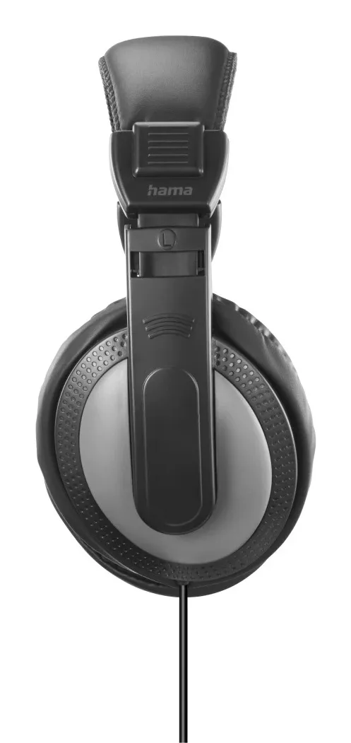Hama Shell II Over-ear Headphones with 6.3 mm adapter, Black
