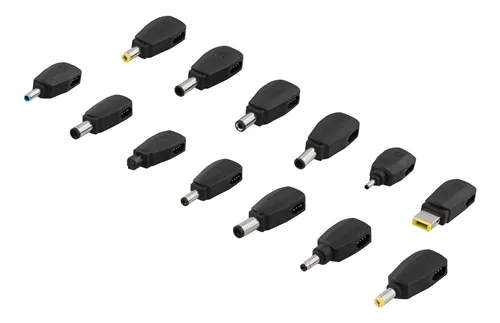DELTACO kannettavan laturi, 15-20V 8A 120W LED-näyttö, musta