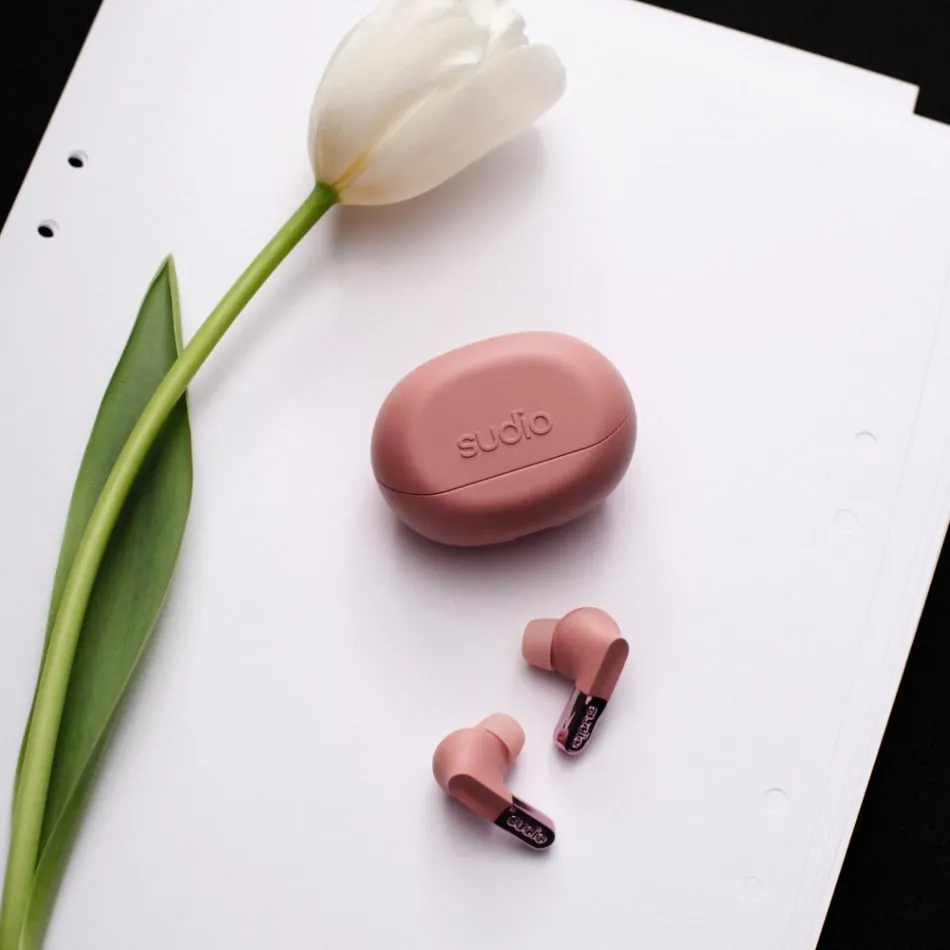 Sudio N3 Pro Wireless Earbuds, Pink Sudio N3 Pro Wireless Earbuds, Pink