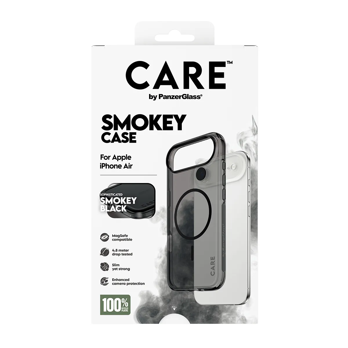 PanzerGlass Care Urban Explorer MagSafe Case for iPhone Air, Smokey