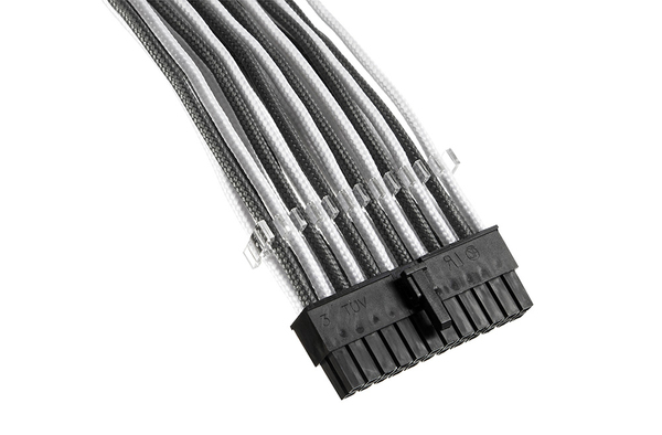 Phanteks Extension Cable Combo Pack_24P/8P/8V/8V. 500mm Length. White/Grey