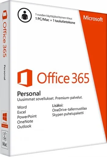 Microsoft 365 Personal, 12 kk (SWE) -microsoft office