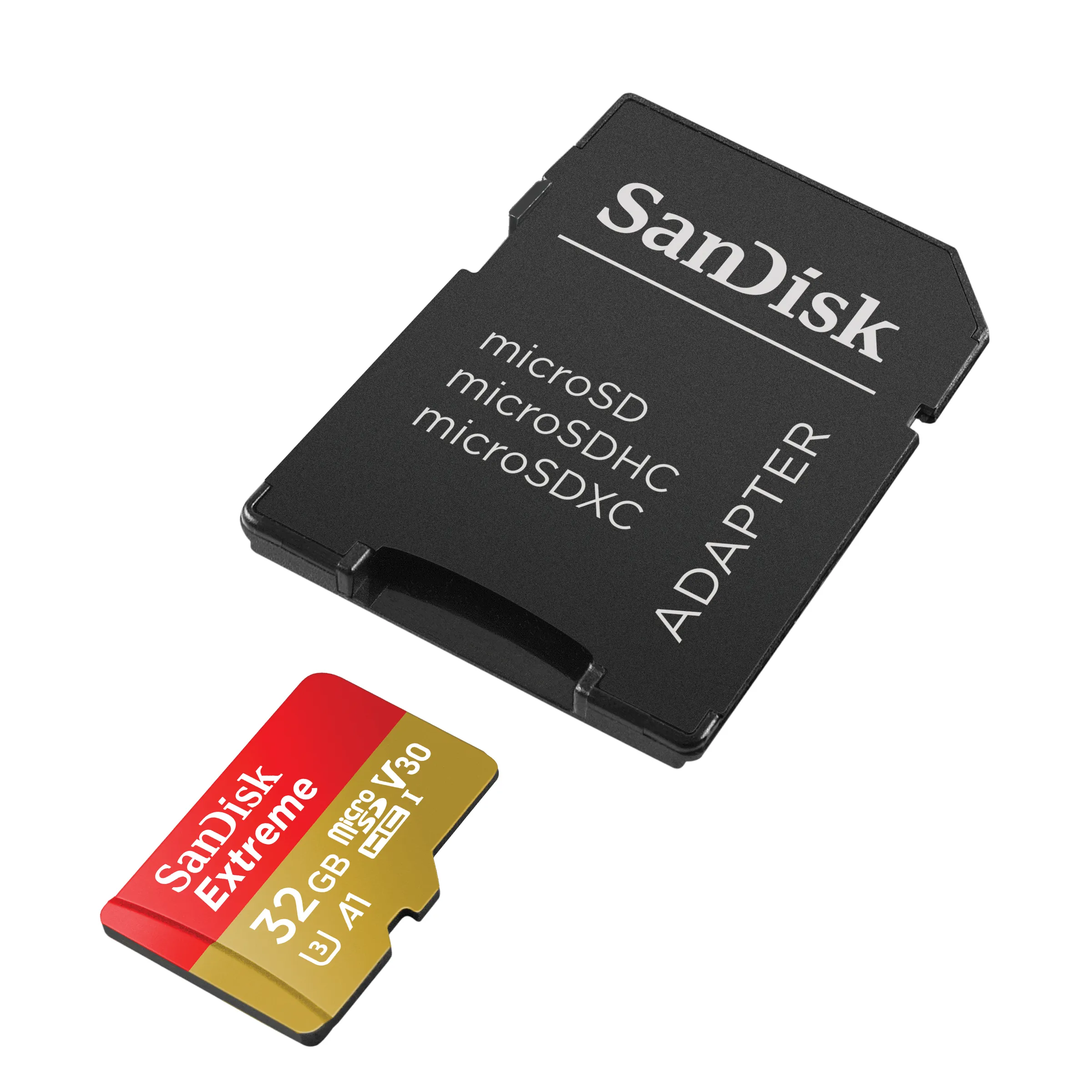 SanDisk Extreme 32 Gt MicroSDHC -muistikortti + SD-adapteri